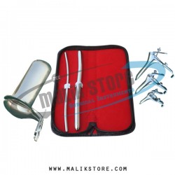 Hegar uterine dilator set 2pieces 5-6, 11-12, grave 3pcs, collin small